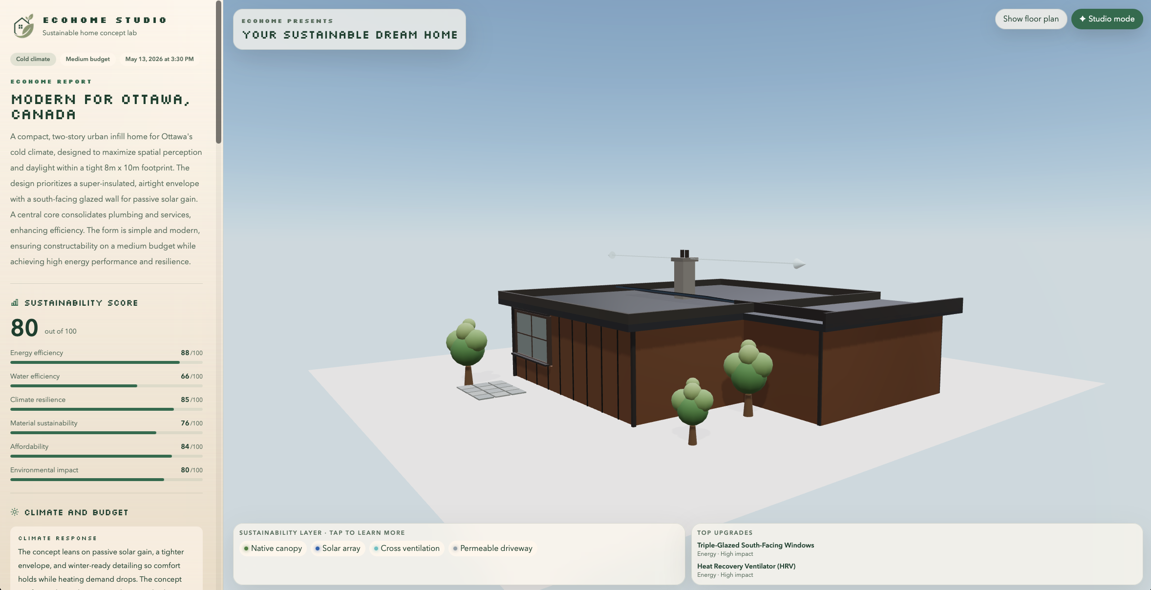 EcoHome Studio preview